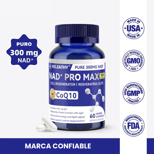 Transforma tu Fisico y tu salud desde adentro hacia afuera con NAD+ PRO MAX